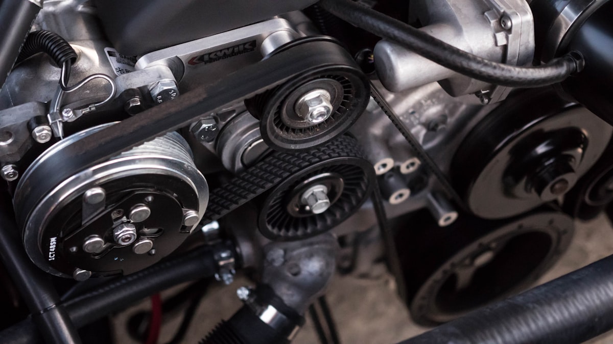 Motor bloğu yakın çekim
